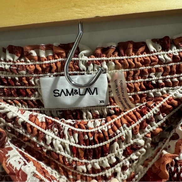 Silk ruffle mini skirt - Picture 5 of 6